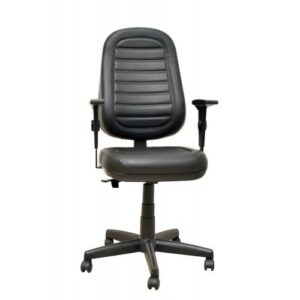 Cadeira Presidente Star Plus vinil Preta (modelo 6001)